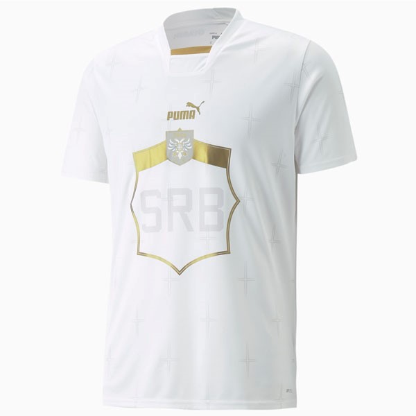 Tailandia Camiseta Serbia Segunda equipo 2022-23 Blanco